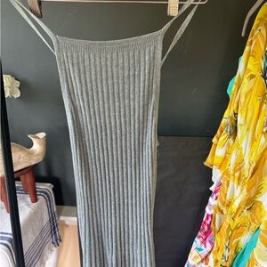 Lou & Grey Metallic Knit and linen Dress